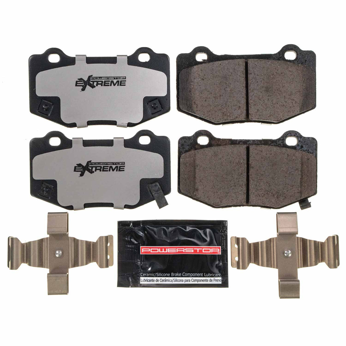 Rear Carbon Ceramic Brake Pads PowerStop Extreme Z26-1718