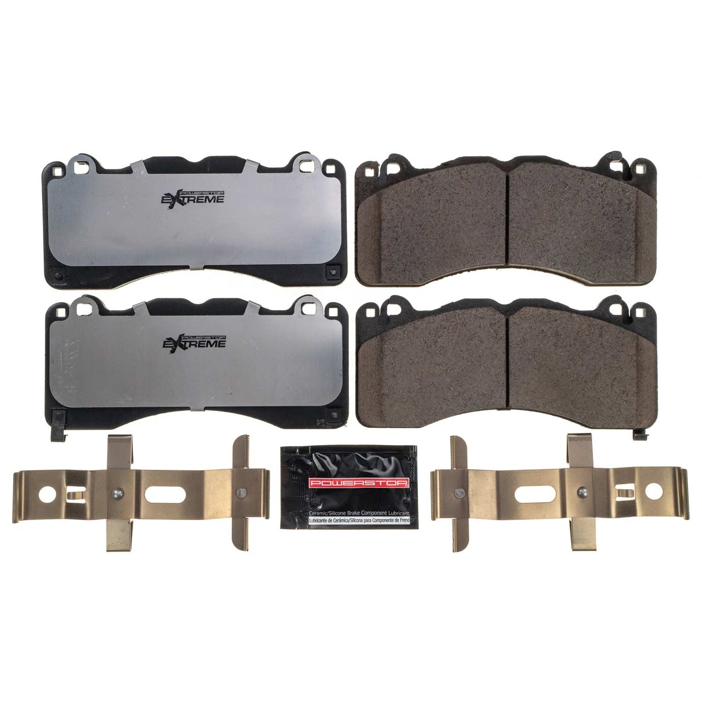 Front Carbon Ceramic Brake Pads by PowerStop Extreme Z26-1792