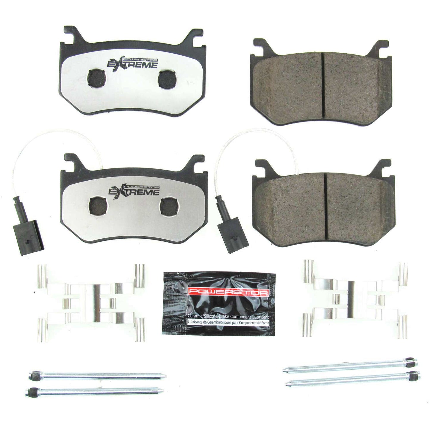 Rear Carbon-Fiber Ceramic Brake Pads Alfa Romeo by PowerStop Extreme Z26 (Z26-2043)
