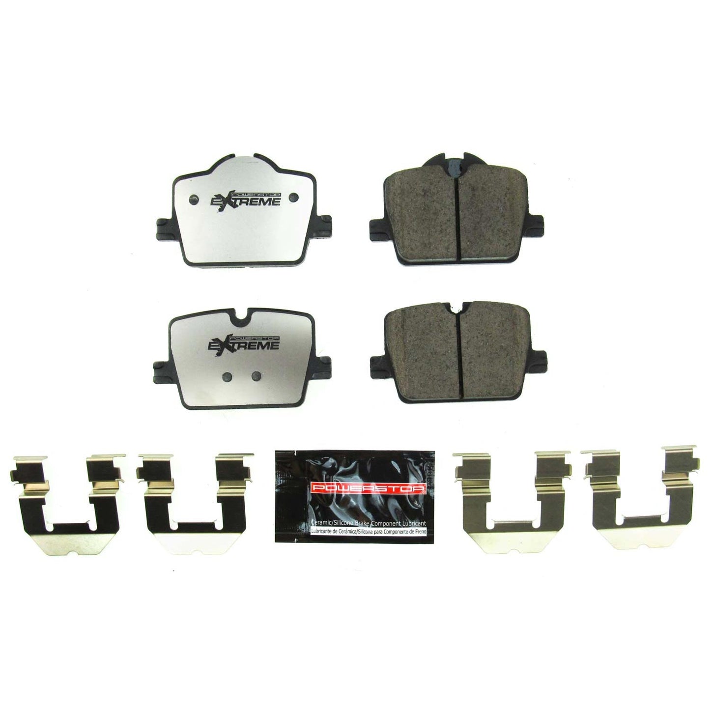 Rear Carbon-Fiber Ceramic Brake Pads by PowerStop Extreme Z26-2221