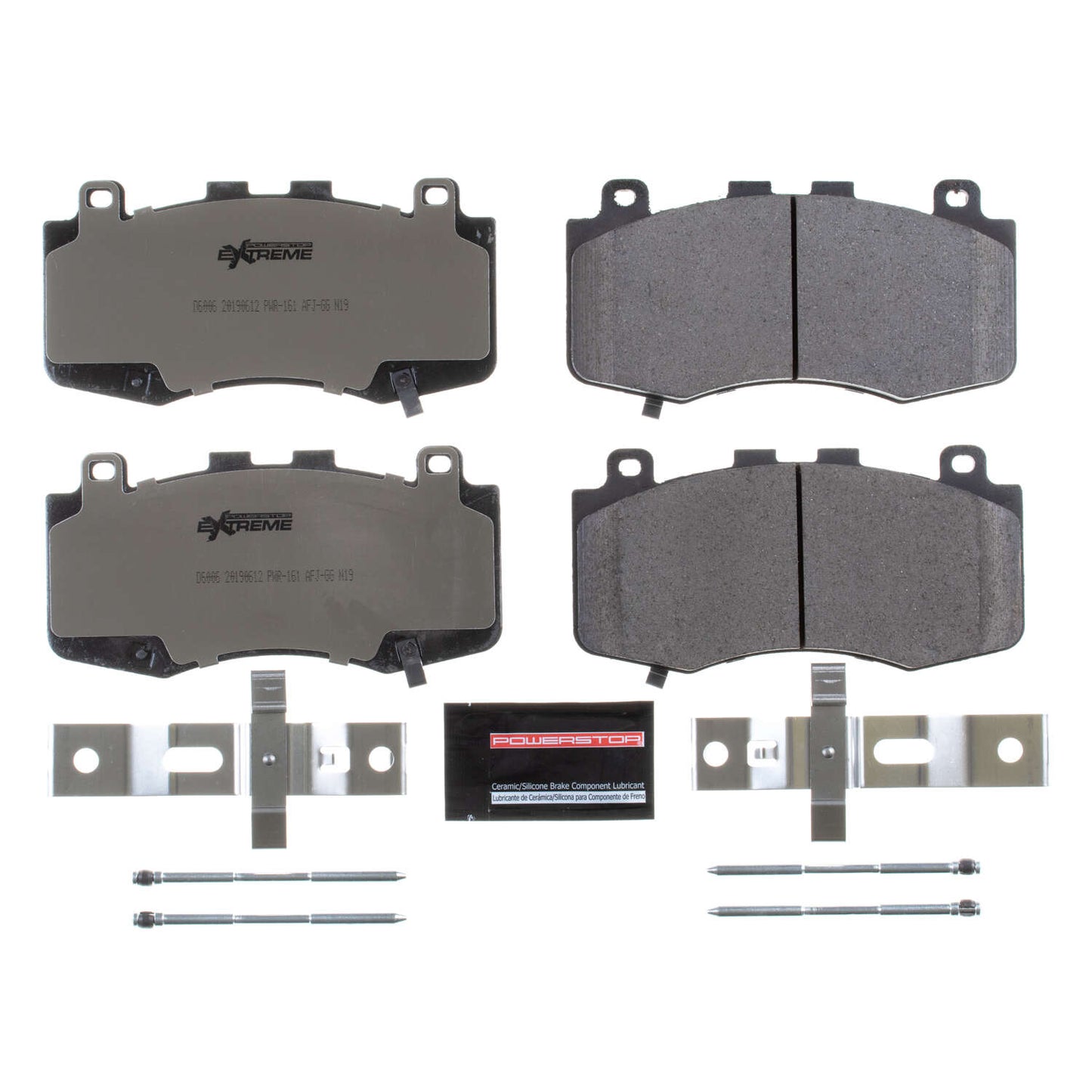 Jeep Trackhawk - Front Carbon Ceramic Brake Pads by PowerStop Extreme Z26 (Grand Cherokee Dodge Durango SRT Hellcat) (Z26-6006)