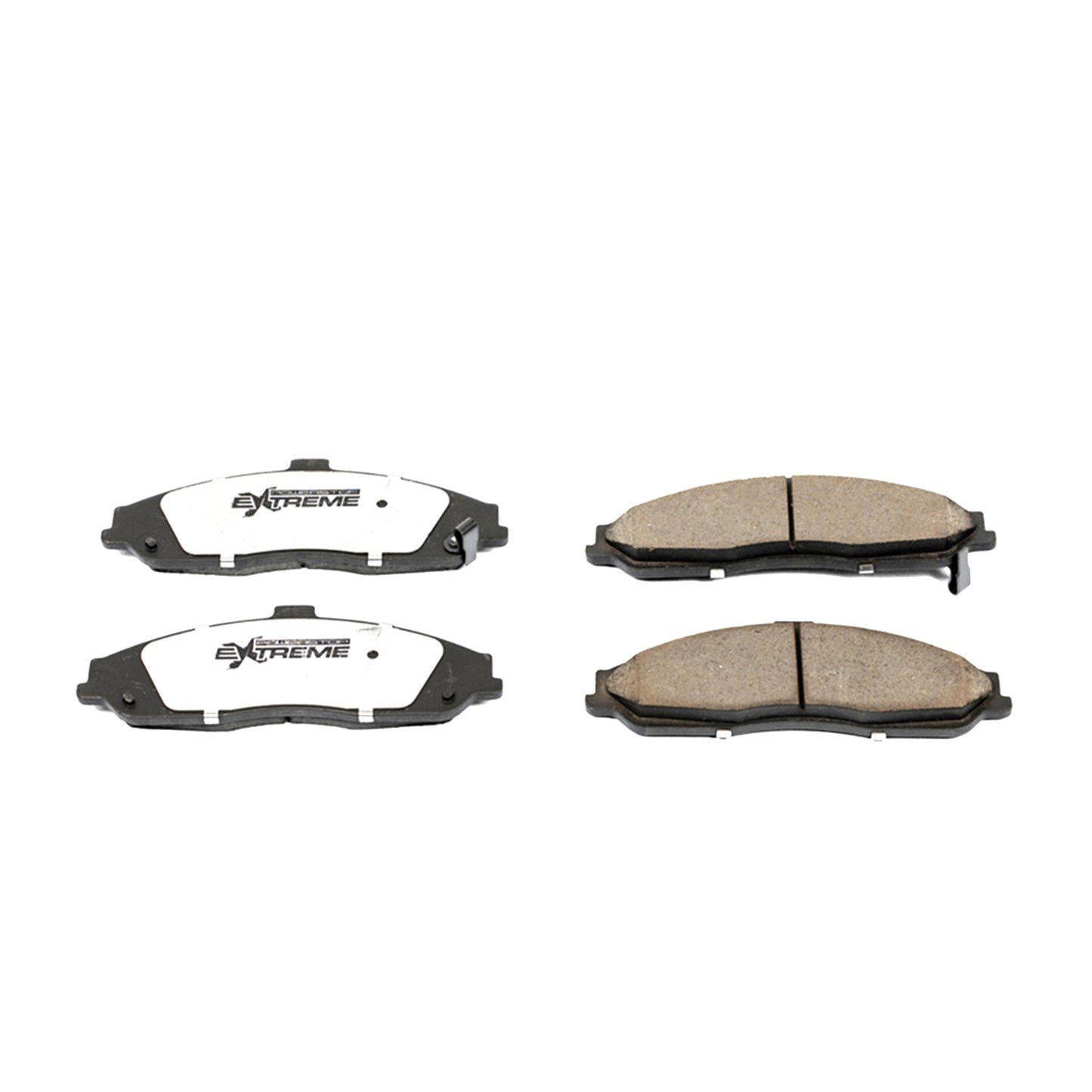 Corvette (1997-2013) - Front Carbon Ceramic Brake Pads by PowerStop Extreme Z26 (C5 C6 Z51 Cadillac XLR XLR-V Supercharged Pontiac GTO) (Z26-731)