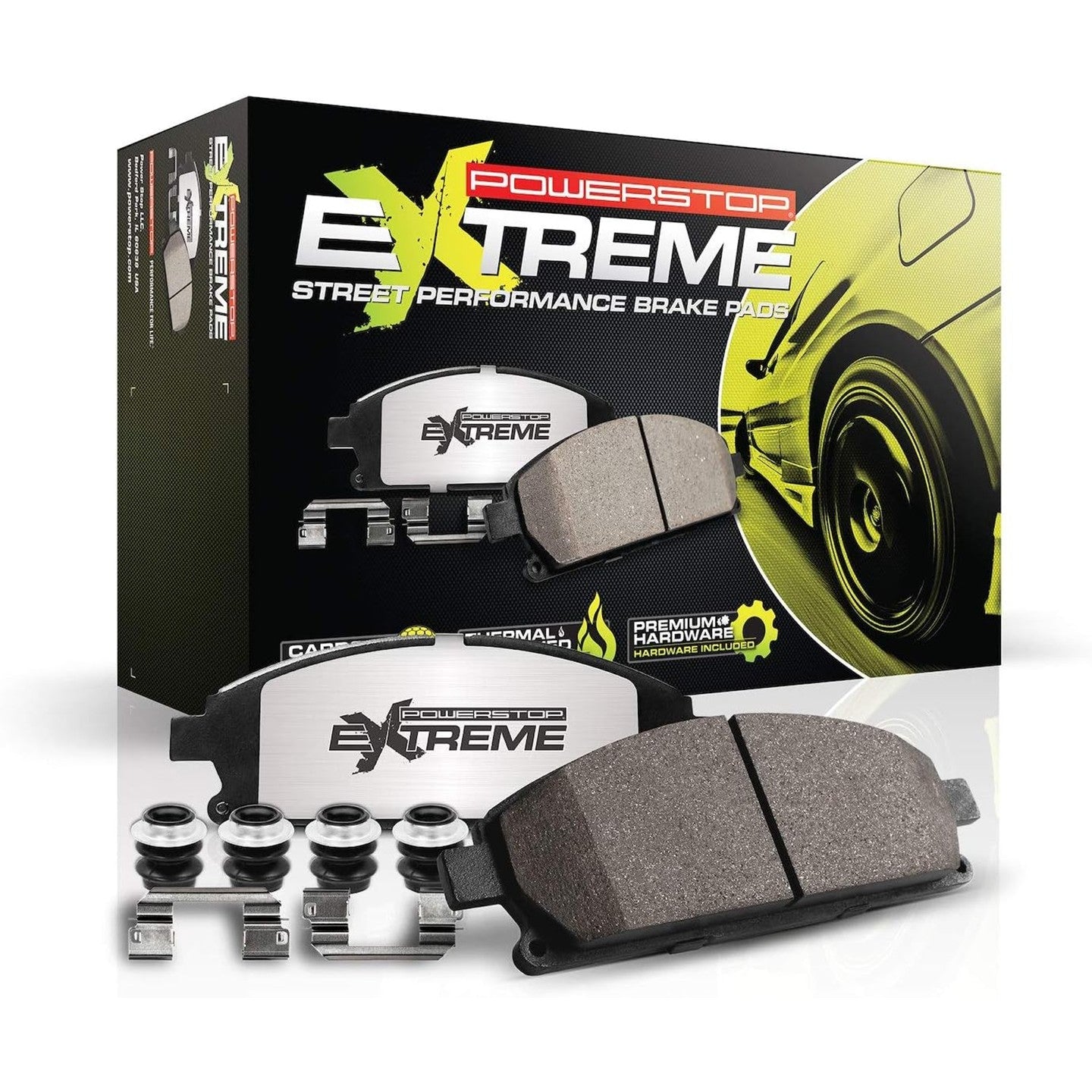 Subaru Toyota - Front Carbon Ceramic Brake Pads by PowerStop Extreme Z26-1539