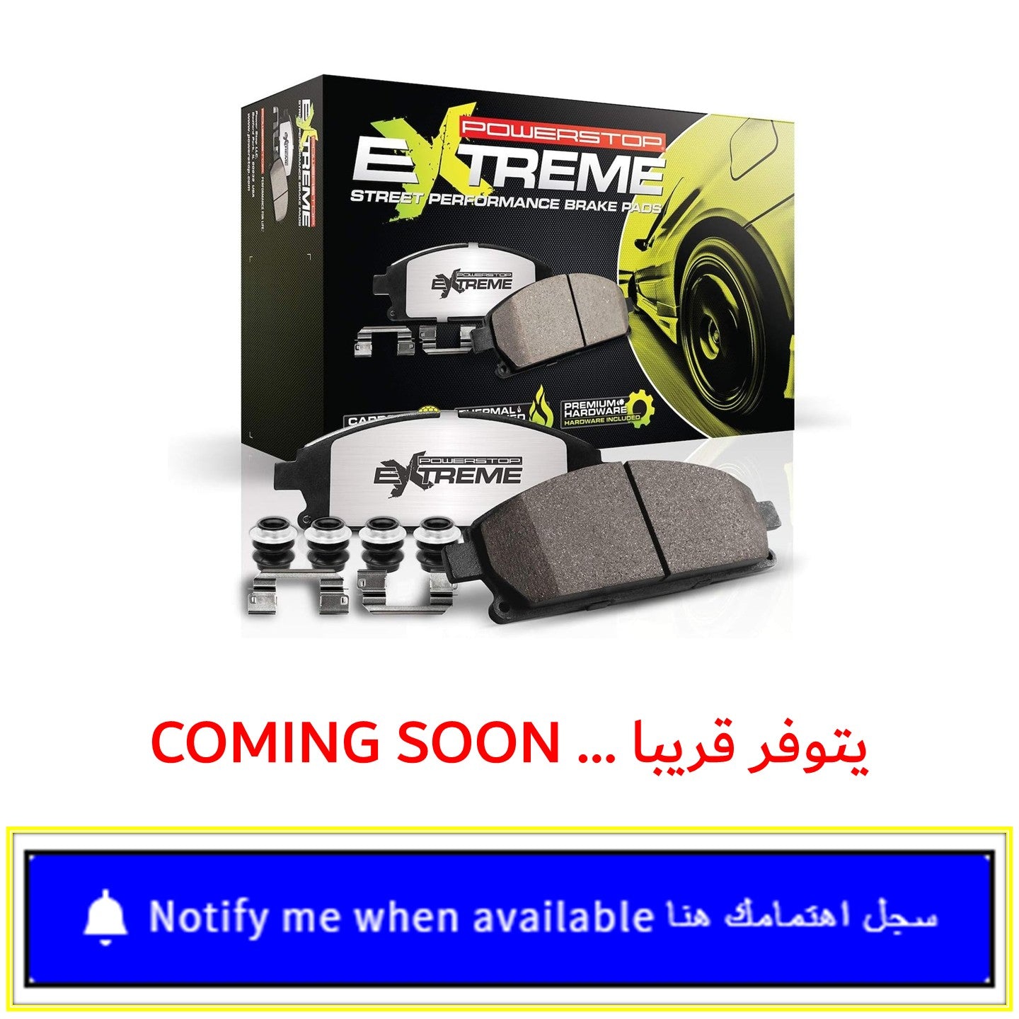 Front Carbon Ceramic Brake Pads by PowerStop Extreme Z26-915A