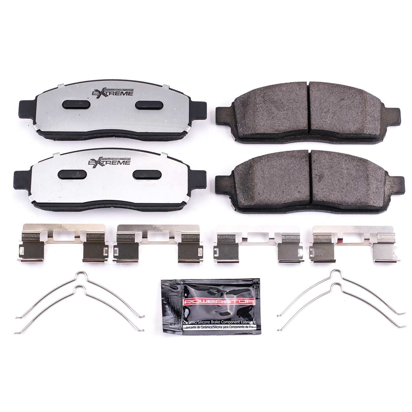 Rear Carbon Ceramic Brake Pads by PowerStop Extreme Z36 (Z36-1012)