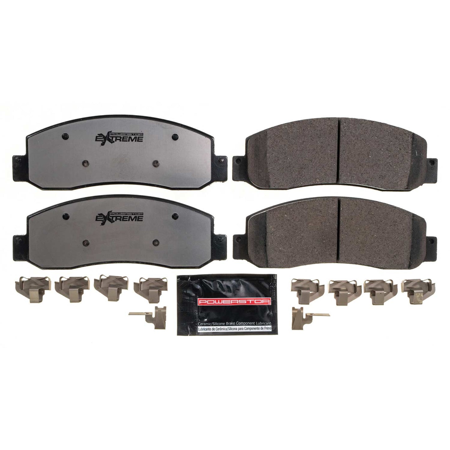 Front Carbon Ceramic Brake Pads by PowerStop Extreme Z36 (Z36-1069)