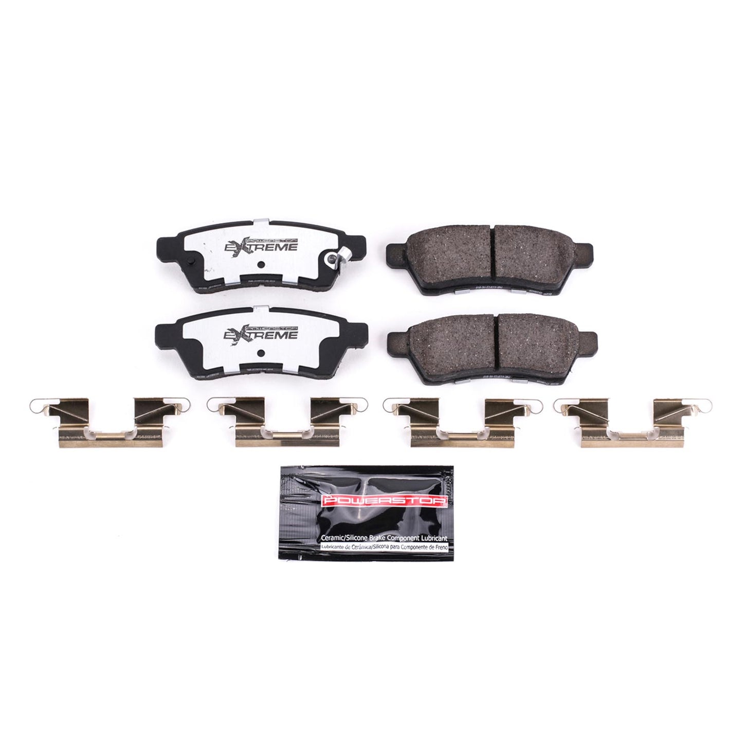 Nissan Xterra Frontier (2005-2015) - Rear Carbon Ceramic Brake Pads by PowerStop Extreme Z36 (Z36-1100)