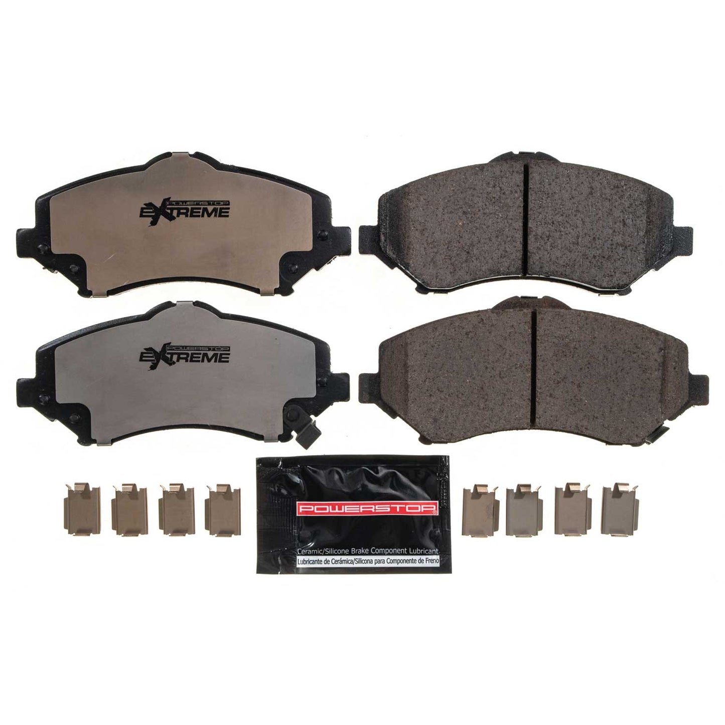 Jeep Wrangler JK Liberty Dodge Nitro - Front Carbon Ceramic Brake Pads by PowerStop Extreme Z36 (Z36-1273)