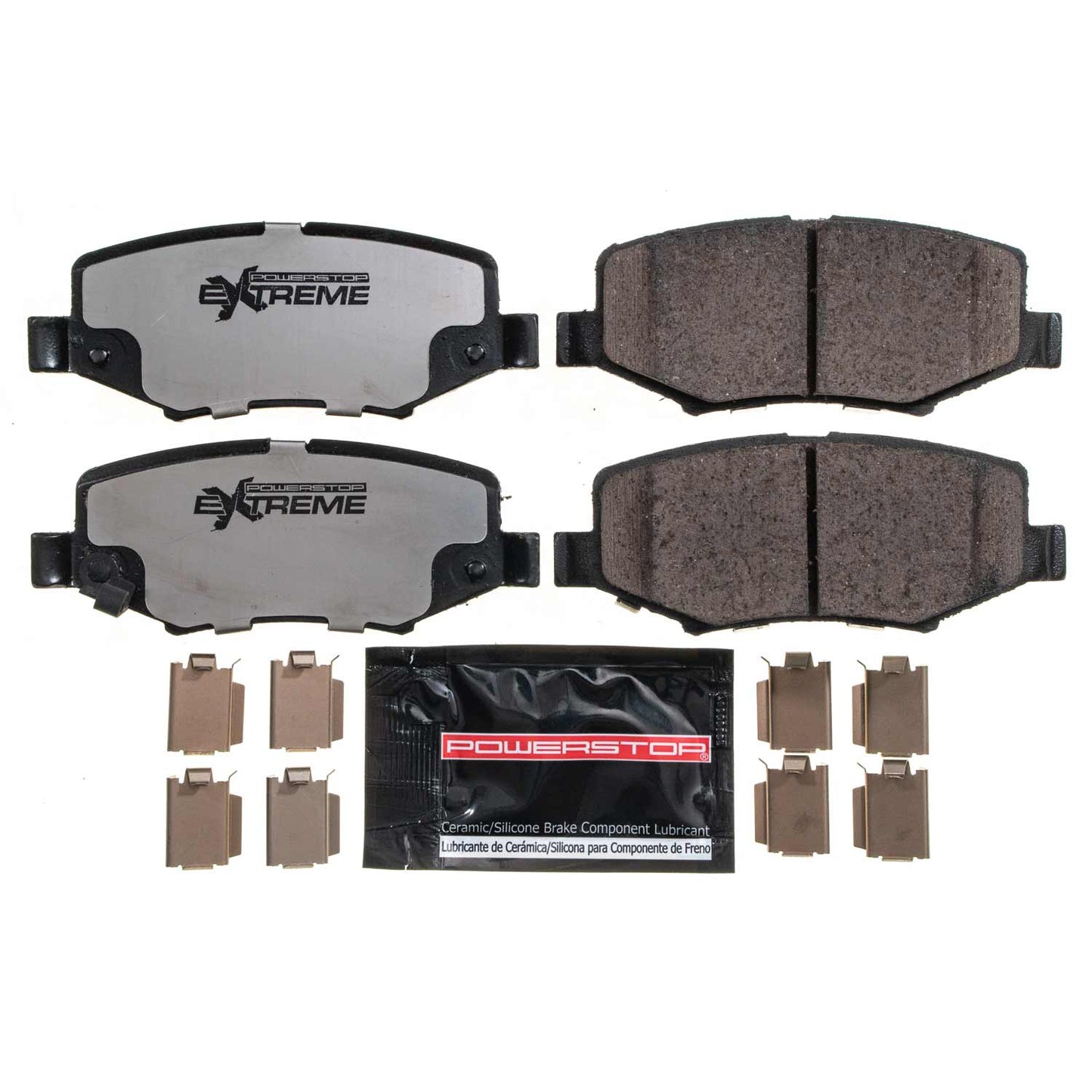 Jeep Wrangler JK Liberty Dodge Nitro - Rear Carbon Ceramic Brake Pads by PowerStop Extreme Z36 (Z36-1274)