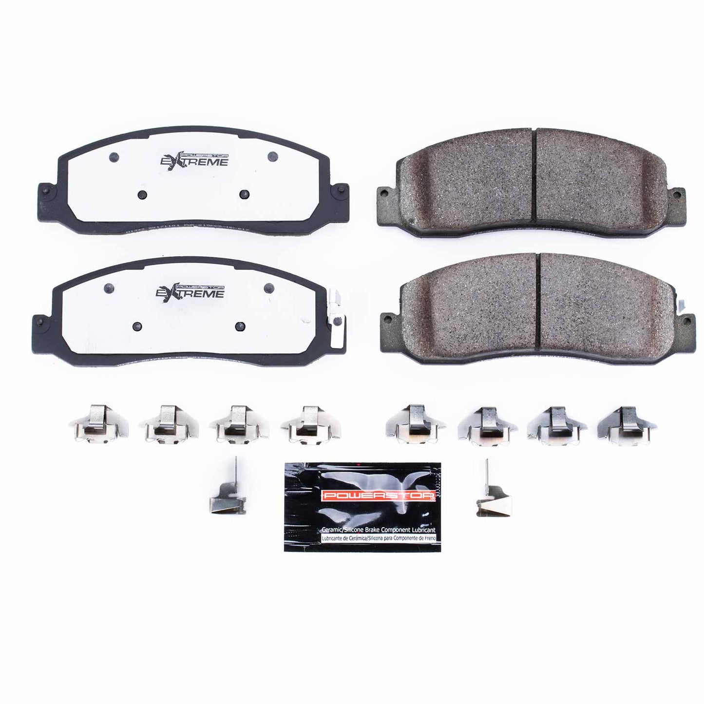 Front Carbon Ceramic Brake Pads by PowerStop Extreme Z36 (Z36-1333)