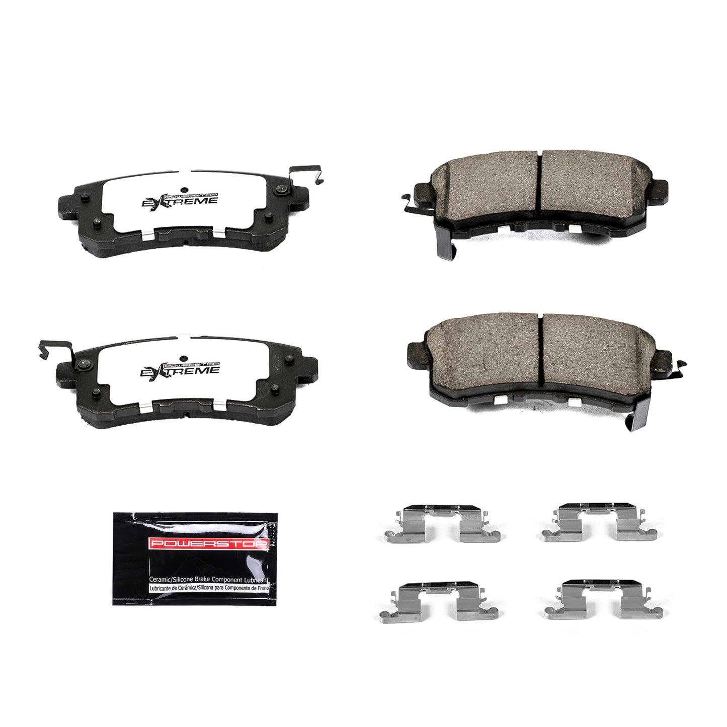 Nissan Patrol Y62 - Rear Carbon Ceramic Brake Pads by PowerStop Extreme Z36 (Armada Infiniti QX56 QX80) (Z36-1510)