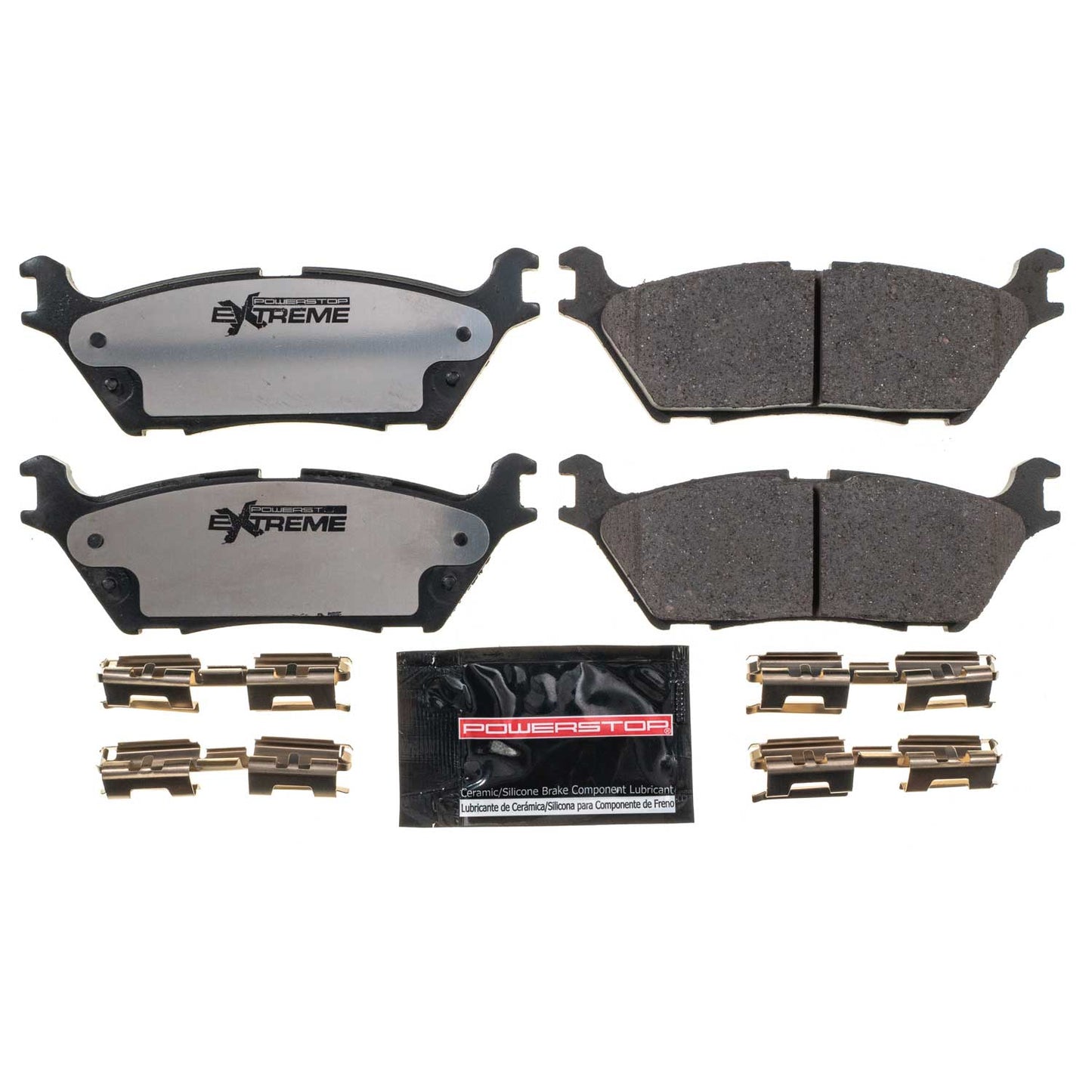 Ford F150 (2015-2020 eBrake) Rear Carbon Ceramic Brake Pads by PowerStop Extreme Z36-1790