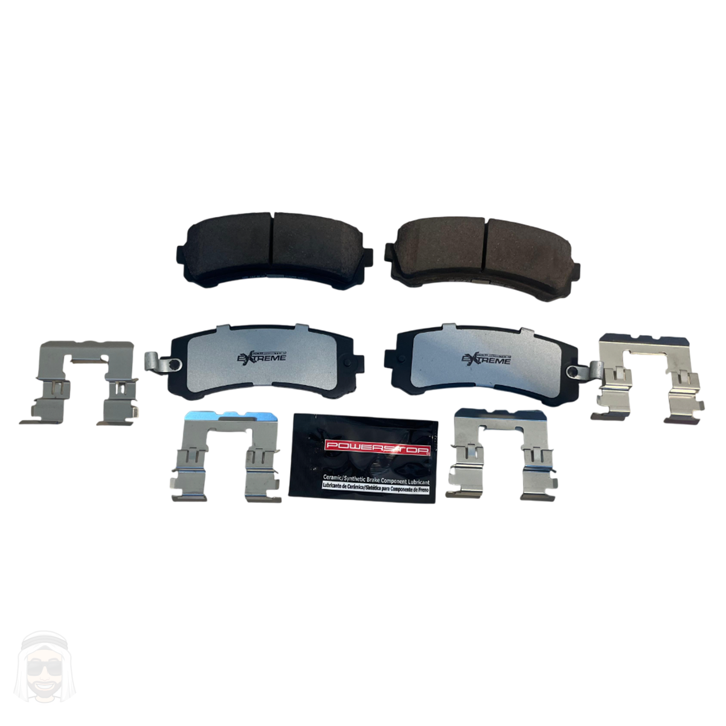 Nissan Patrol Y61 VTC (4-Door) and Pickup - Rear Carbon Ceramic Brake Pads by PowerStop Extreme Z36 (Z36-1959)