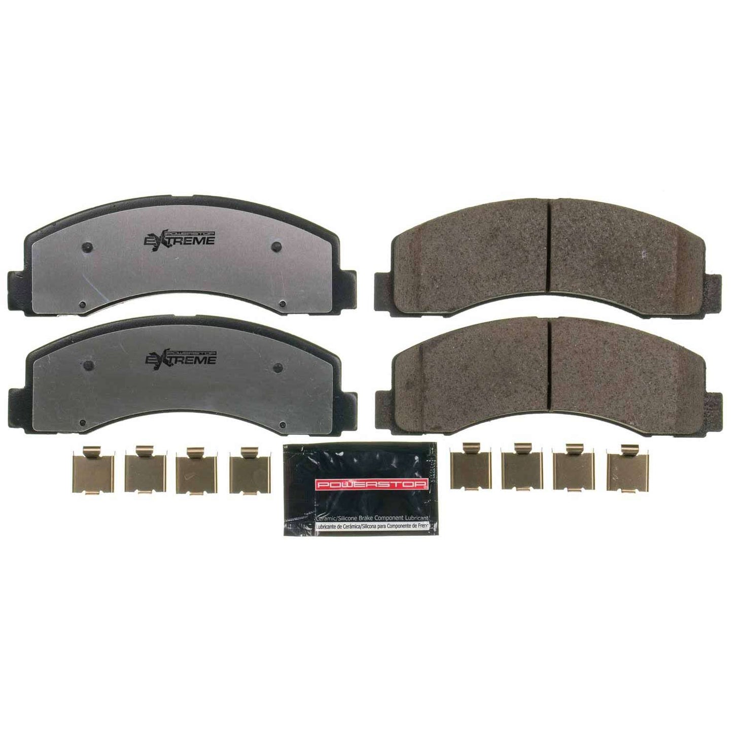 Ford F150 (2010-2020) Front Carbon Ceramic Brake Pads by PowerStop Extreme Z36 (Expedition Lincoln Navigator) (Z36-2087)