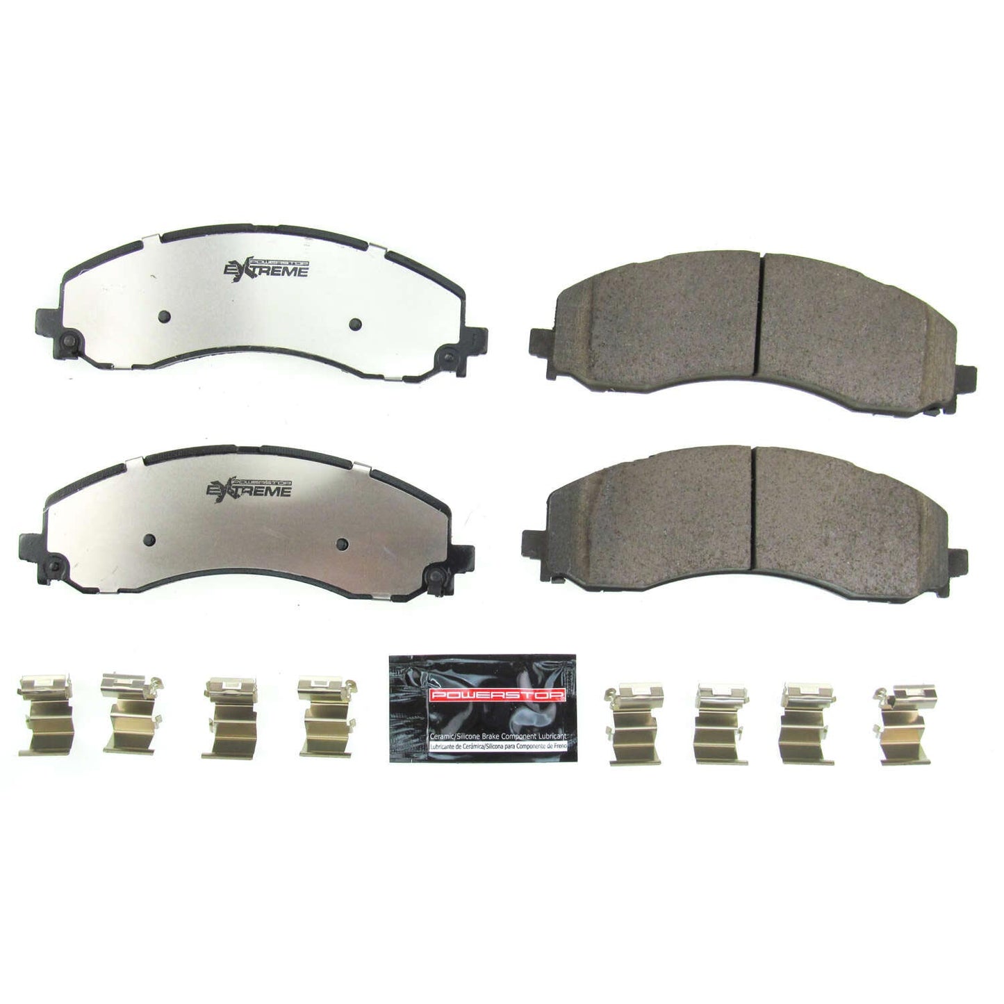 Front Carbon Ceramic Brake Pads by PowerStop Extreme Z36 (Z36-2223)