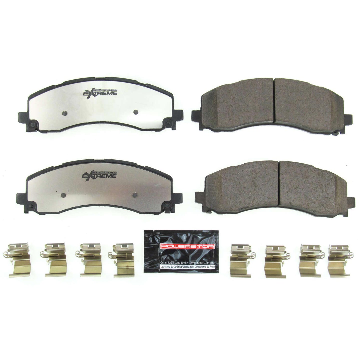 Rear Carbon Ceramic Brake Pads by PowerStop Extreme Z36 (Z36-2225)