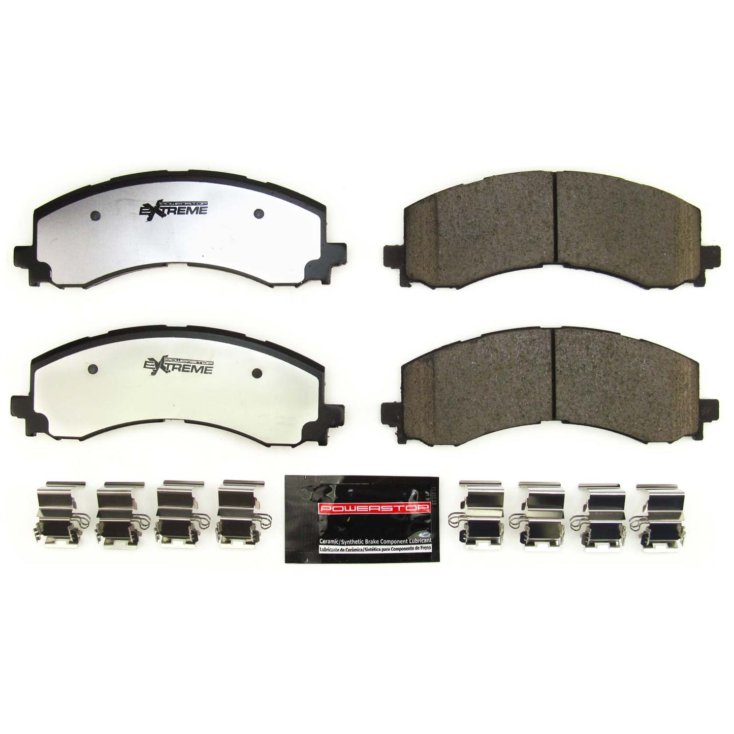 Ford F150 (2021+) Front Carbon Ceramic Brake Pads by PowerStop Extreme Z36 (Expedition Navigator Bronco Raptor) (Z36-2382)
