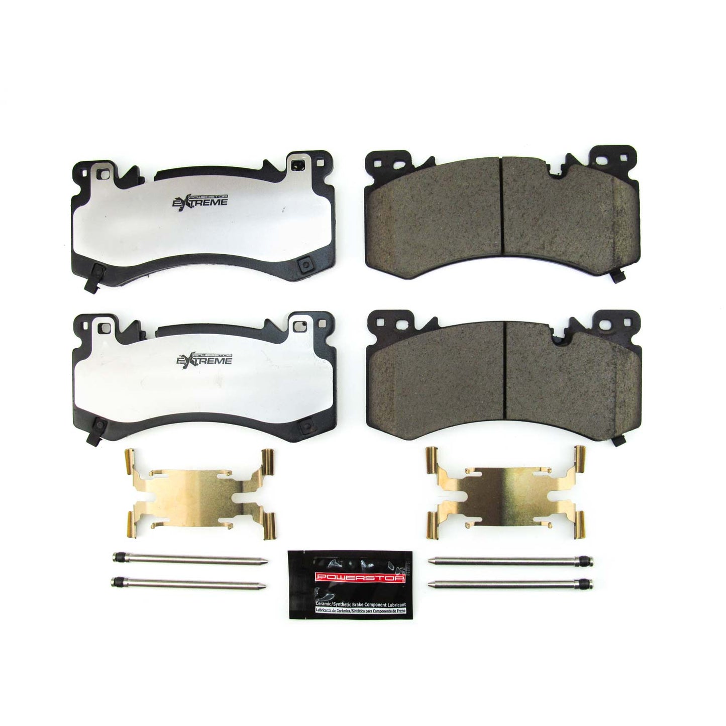 Front Carbon Ceramic Brake Pads by PowerStop Extreme Z36-2407