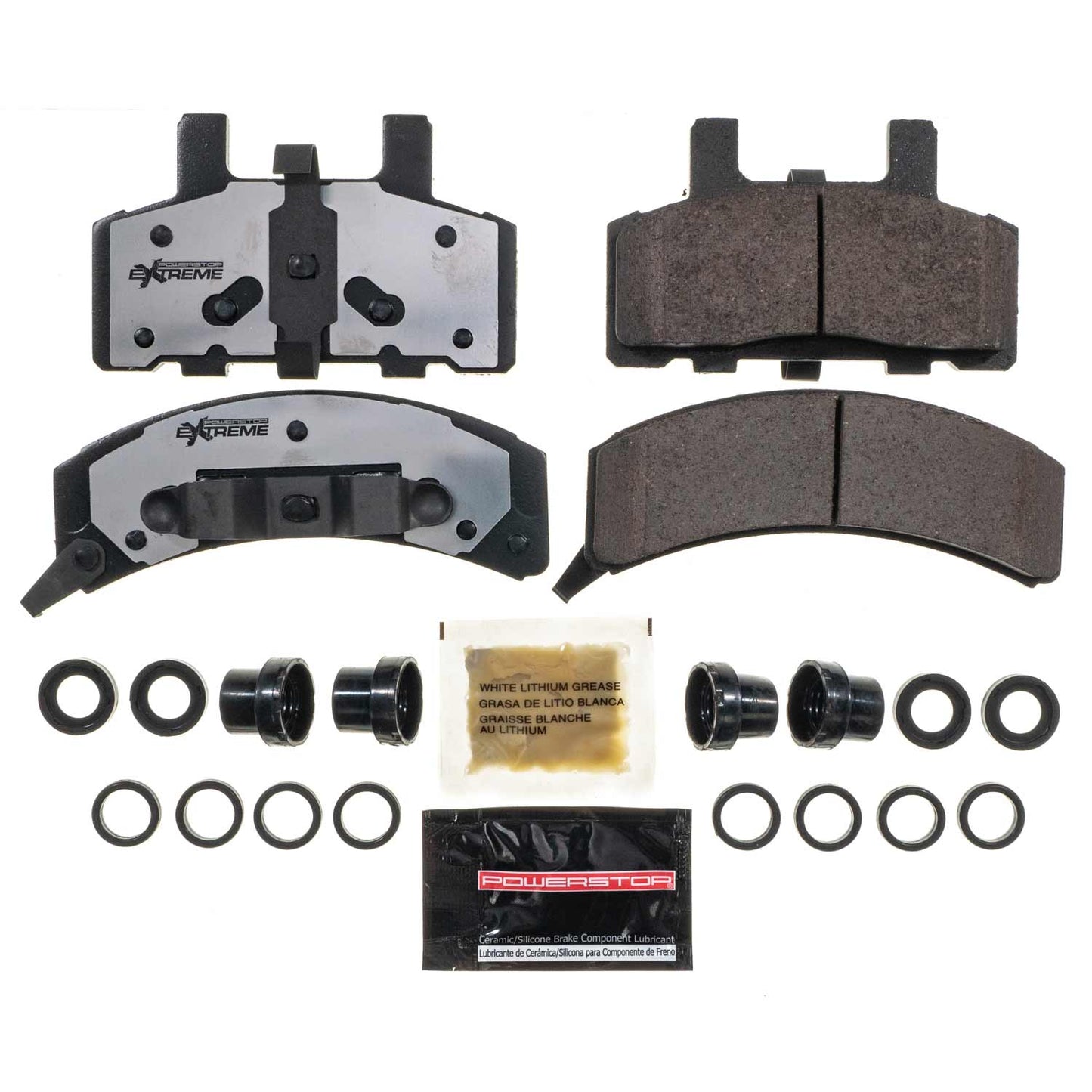 Front Carbon Ceramic Brake Pads by PowerStop Extreme Z36 (Z36-369)