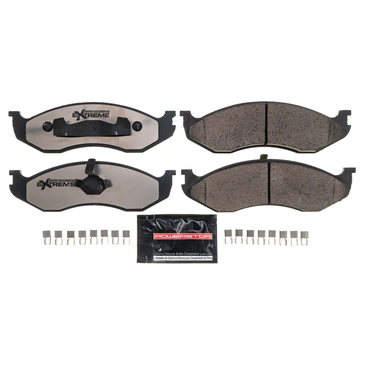 Front Carbon Ceramic Brake Pads PowerStop Extreme Z36-477