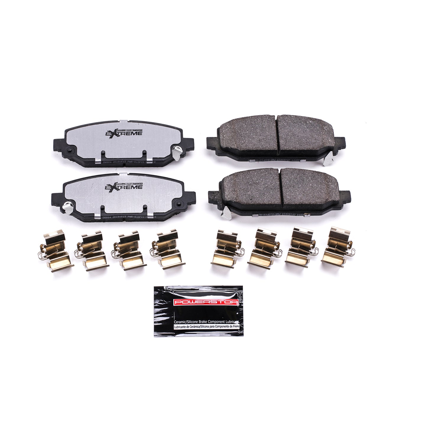 Jeep Wrangler JL (Brake Code BR2 BR6) - Rear Carbon Ceramic Brake Pads by PowerStop Extreme Z36 (Z36-6004)
