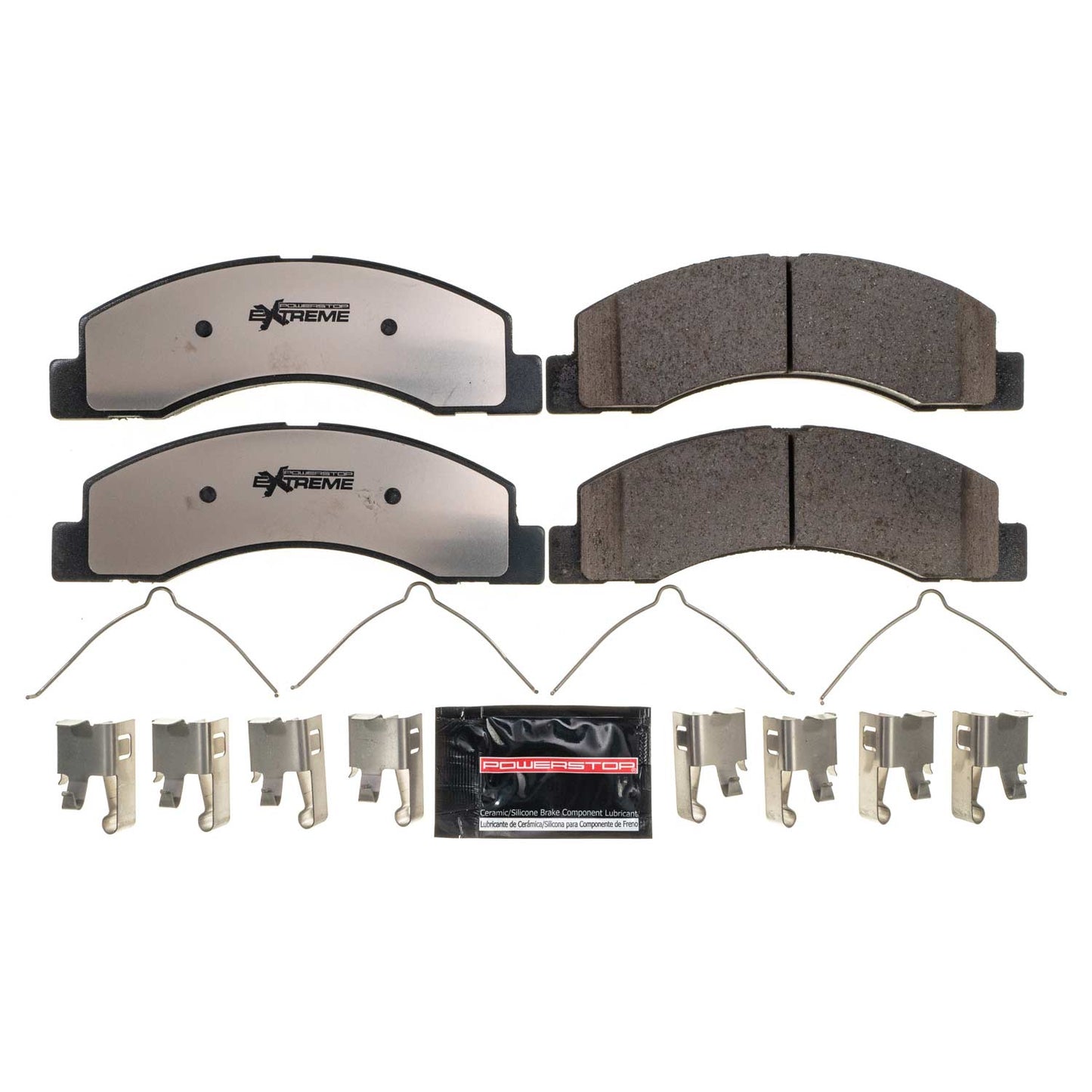 Front Carbon Ceramic Brake Pads by PowerStop Extreme Z36 (Z36-756)
