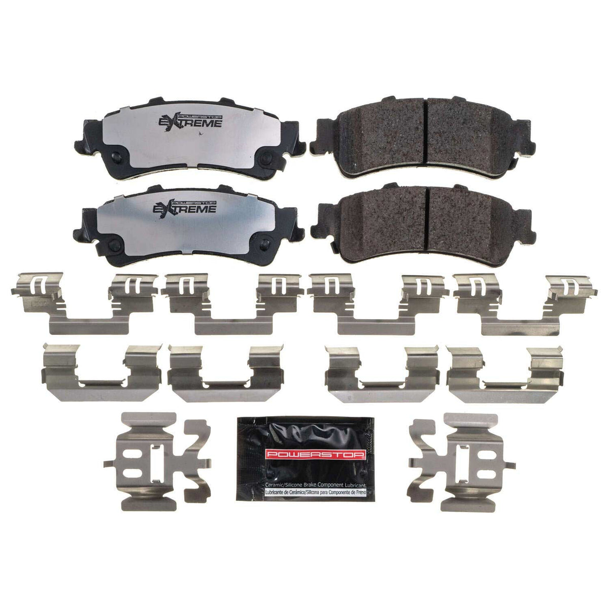 Rear Carbon Ceramic Brake Pads PowerStop Extreme Z36-792