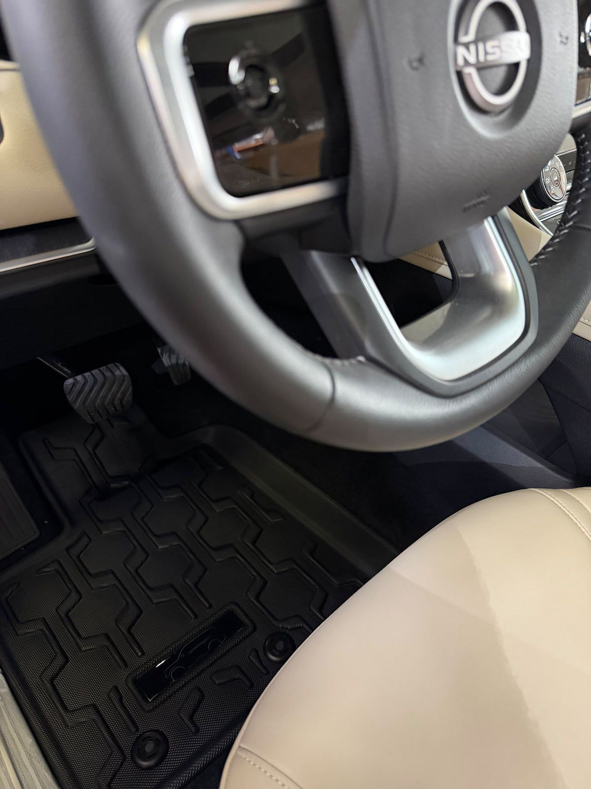 All-Weather Rubber Floor & Trunk Mats Set - Nissan Patrol Y63