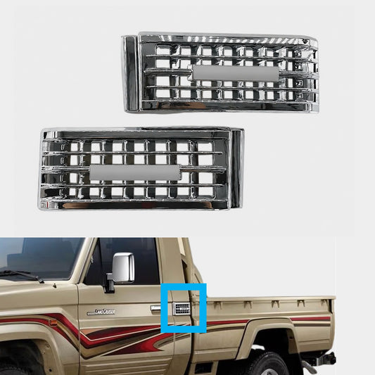 Chrome Air Vents Set - Toyota Land Cruiser LC70 Pickup