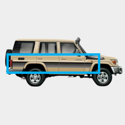 LC71 Hardtop Heritage Edition Side Stripe Stickers - Toyota Land Cruiser LC70