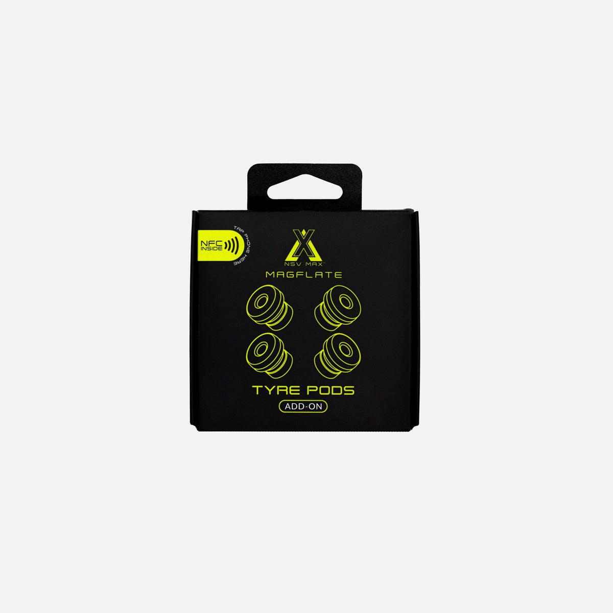 NSV MAX MAGFLATE 4-Piece Tyre Pods (Add-On)