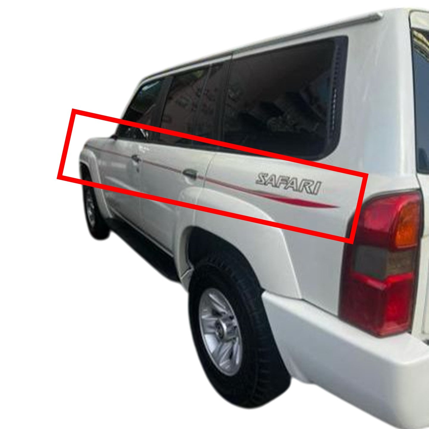 Safari Side Stripe Stickers - Nissan Patrol Y61 4-door VTC GU (Copy One)