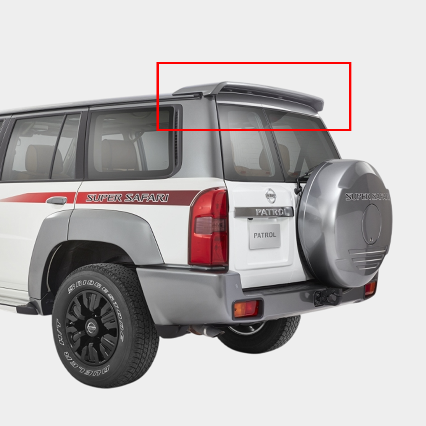 Super Safari Rear Roof Spoiler Nissan Patrol Y61 VTC GU (Copy One)
