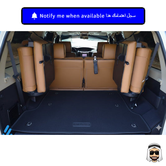 Nissan Patrol Y61 GU Black Trunk Floor Mat with PATROL Logo